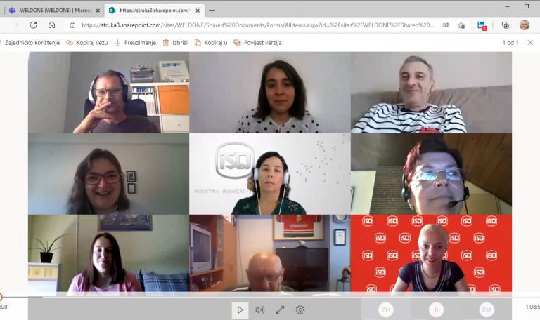 WELDONE online meeting #12 - #STRUKA